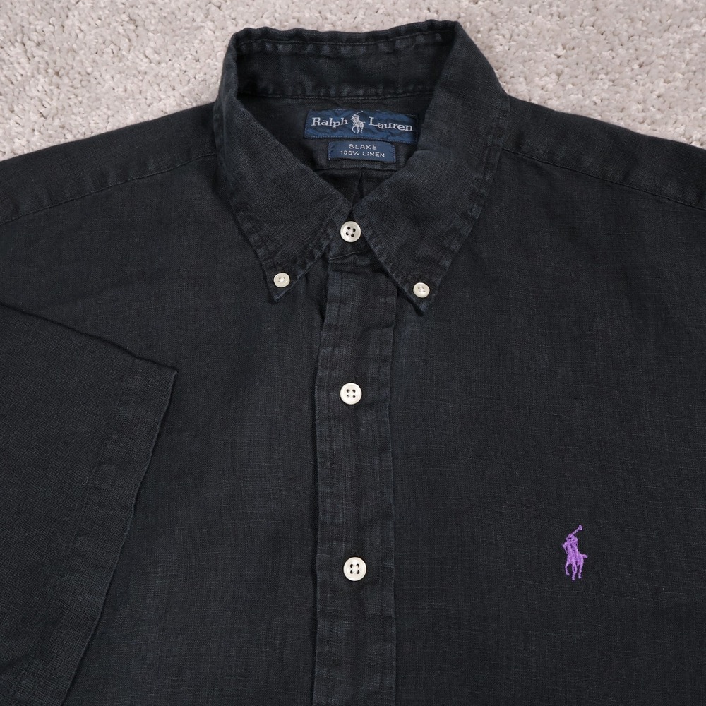 Ralph Lauren Black Casual Button Down Shirt